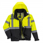 Blouson haute visibilité 3 en 1 portwest hi vis premium