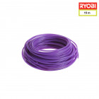Bobine fil rond ryobi 15m diamètre 1.6mm violet universel rac101