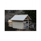 Boîte aux lettres en bois créastuce : altitude (2 portes)