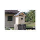 Boîte aux lettres en bois créastuce : condamine prestige (1 porte)