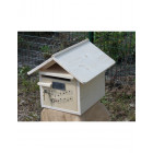Boîte aux lettres en bois créastuce : domiciladore (1 porte)