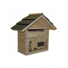 Boîte aux lettres en bois créastuce : la combe aux cerfs (courte prestige)
