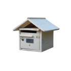 Boîte aux lettres en bois créastuce : maillat (1 porte)
