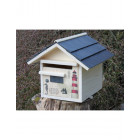Boîte aux lettres en bois créastuce : nautilus (1 porte prestige)