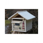 Boîte aux lettres en bois créastuce : nautilus (1 porte)