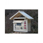 Boîte aux lettres en bois créastuce : nautilus (courte)
