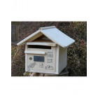 Boîte aux lettres en bois créastuce : routard (1 porte)