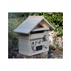 Boîte aux lettres en bois créastuce : st hubert (courte)