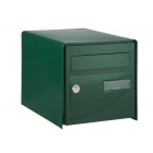Boîte aux lettres probat - double face - vert ral 6005 - l 302 x h 300 x p 410 mm