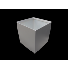 Boite à eau alu 400x400x400 - RAL 2900S Gris Sablé