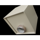 Boite à eau alu 400x400x400 - RAL 1015 Ivoire