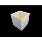 Boite à eau alu 400x400x400 - RAL 9016 Blanc
