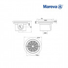 Bonde de fond mareva piscine liner