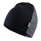 Bonnet 100% laine mérinos Gris-moyen/Noir 203517349699
