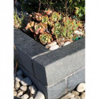 Bordure de jardin ardoise tambourinée - 50 x 8 x 8 cm