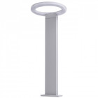 Borne d'extérieur grise street 1 ampoule 60 cm