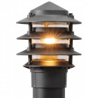 Borne d'extérieur noire street 1 ampoule 99 cm