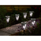 Borne décorative 2 leds 1couleur et 1blanc