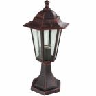 Borne 6 faces couleur rouille 60w couleur rouille