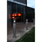 Borne temis 100cm, g12 hid 70w, aluminium et polycarbonate