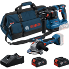 Combi kit 2 outils 18 V GWS + GBH + 2 x 4,0 Ah + GAL Professional - BOSCH - 0615V0003C