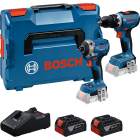 Combo Kit 2 outils 18 V GSR + GDR + 2x GBA 5.0 Ah + GAL 18V-40 Professional - BOSCH - 0615A50090