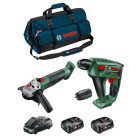 Bosch hg kit bhgk201 (uneomaxx advancedgrind 2 x 2,5 ah al1830cv hdbag)