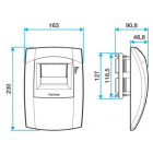 Bouche BAHIA curve bain B13  hygroréglable 11033660 Aldes