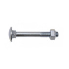 Boulon VISWOOD Tête ronde collet caré - AZ 4.8 - Ø7 x 65 mm - Boite de 100 - 5017065