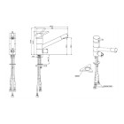 Brita - wd3010 / 1009968 - robinet filtrant chrome ( livré sans cartouche )