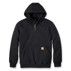 Sweat à capuche Rain Defender quart de zip - T.M - Noir - CARHARTT - S1100617001M