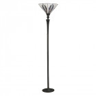 Lampadaire 175 cm astoria, verre et métal
