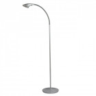 Lampadaire chromé techno 1 ampoule 142 cm