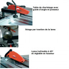 Mortaiseuse à bédane 750w mor750