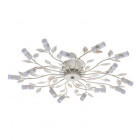 Plafonnier blanc flora   11 cm