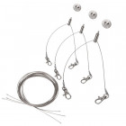 Cables suspension dalle led 1200x300mm