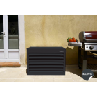 Cache climatisation venetian gris anthracite ral7016 - grand l 120 x h 120 x p 55 cm - beyond blue