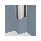 Cache tuyau en l collection unis - coloris & dimensions aux choix