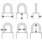 Cadenas à chiffres type 158 en 40mm