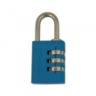 Cadenas à combinaison couleur master lock 7630eurd couleur - bleu