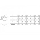 Cadenas AJAX ASSA ABLOY AUBE ANJOU (EX VACHETTE) 1322/35