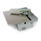 Caisson pour motoréducteur seul enterré 24 v 110°, pour moteur hl pour portail battant, en acier. CARDIN
