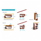 Caisson VMC Unelvent - Ozeo ST HA/HB - Simple Flux - 7 piquages
