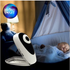 Camera connectée wifi hd - vision nocturne - détecteur de mouvements et capteur de son - compatible amazon alexa & google home