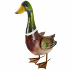 Canard colvert en métal 32 x 12 x 40 cm