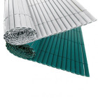 Canisse double face pvc 1 x 3 m verte