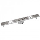 Caniveau de douche italienne en acier classique 90 cm Helloshop26 2308004