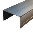 Carter d'habillage en aluminium brut 2500 mm