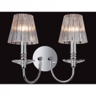 Applique grace, chrome et verre