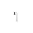 Pipe wc rigide coudée l350 sortie cuv. D85 a 107 rac m a coller piquage f d40